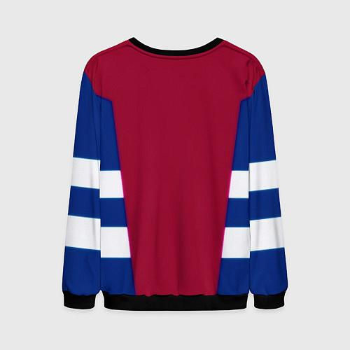 Мужской свитшот Российская империя геометрия / 3D-Черный – фото 2