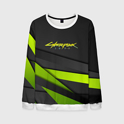 Мужской свитшот Cyberpunk 2077 stripes line