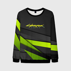 Мужской свитшот Cyberpunk 2077 stripes line