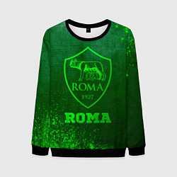 Свитшот мужской Roma - green gradient, цвет: 3D-черный