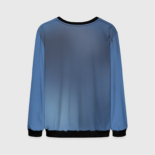 Мужской свитшот Змея с большими глазами / 3D-Черный – фото 2