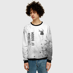 Свитшот мужской Children of Bodom - white gradient вертикально, цвет: 3D-черный — фото 2