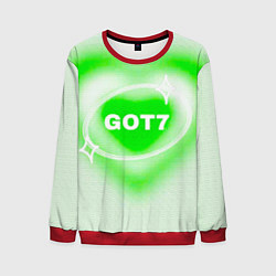 Свитшот мужской Got7 сердце, цвет: 3D-красный