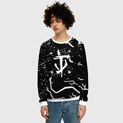 Свитшот мужской Doom шторм краски, цвет: 3D-белый — фото 2