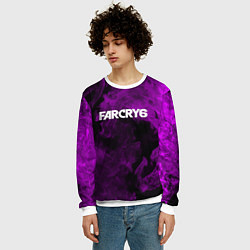 Свитшот мужской Farcry neon fire, цвет: 3D-белый — фото 2