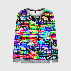 Свитшот мужской Marshmello music краски, цвет: 3D-меланж