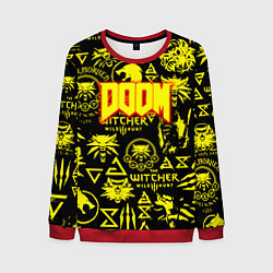 Мужской свитшот Doom x Witcher