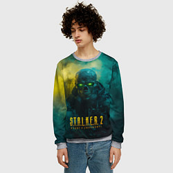 Свитшот мужской Stalker 2 скелет в форме, цвет: 3D-меланж — фото 2