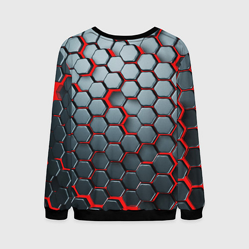 Мужской свитшот Mercedes броня / 3D-Черный – фото 2