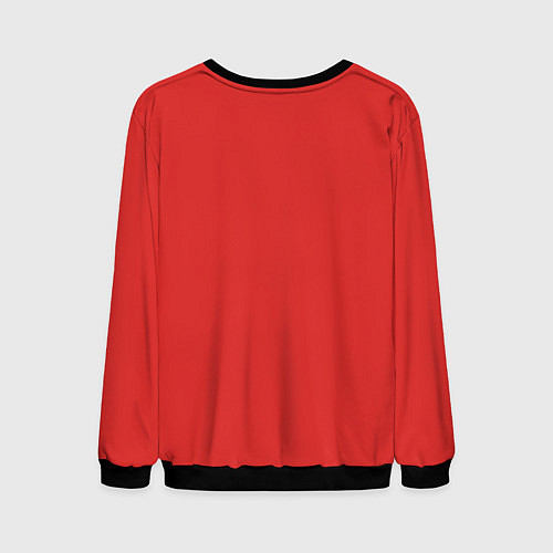 Мужской свитшот Рик и Морти новогодний Рик / 3D-Черный – фото 2