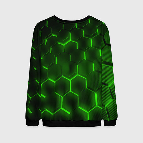 Мужской свитшот Doom кислотная броня / 3D-Черный – фото 2