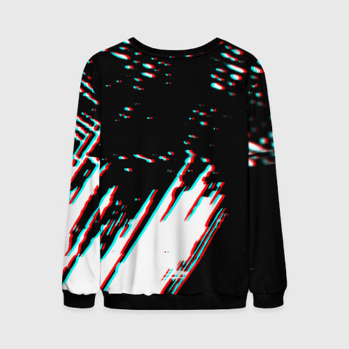 Мужской свитшот Dota 2 glitch color / 3D-Черный – фото 2