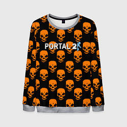 Свитшот мужской Portal skull pattern, цвет: 3D-меланж