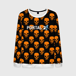 Свитшот мужской Portal skull pattern, цвет: 3D-белый