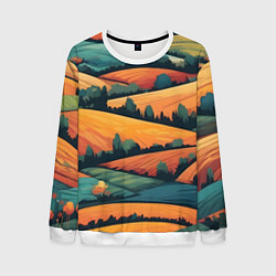 Мужской свитшот Поля луга