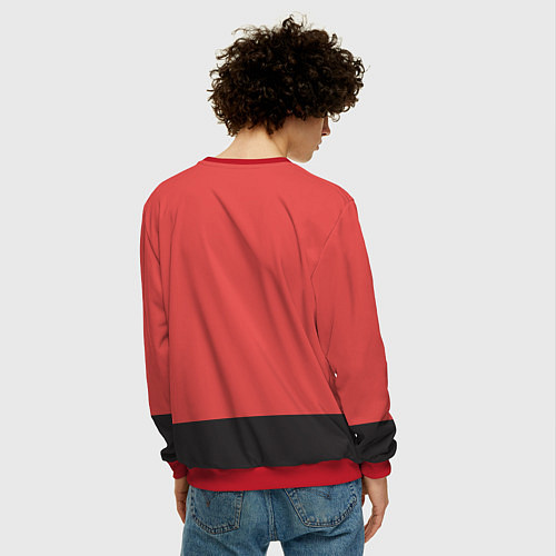 Мужской свитшот Грогу / 3D-Красный – фото 4