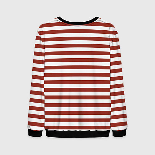 Мужской свитшот Заяц с бокалом вина / 3D-Черный – фото 2