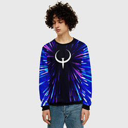 Свитшот мужской Quake neon energy, цвет: 3D-черный — фото 2