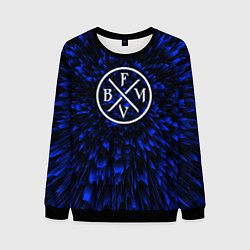 Свитшот мужской Bullet For My Valentine blue energy, цвет: 3D-черный