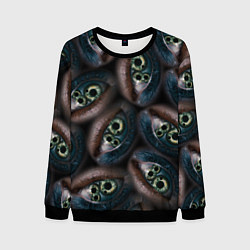 Свитшот мужской Субстанция глаза в глазу, цвет: 3D-черный