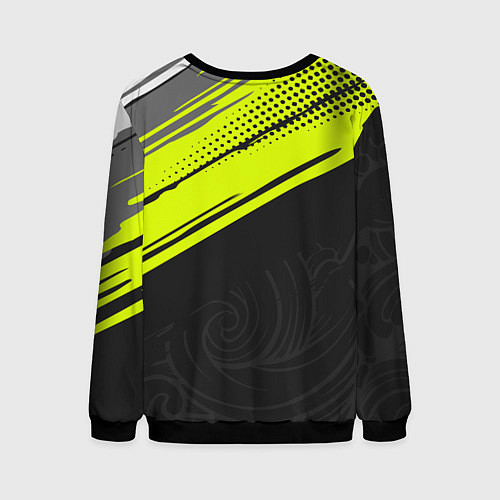 Мужской свитшот Лозунг / 3D-Черный – фото 2