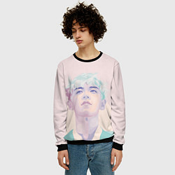 Свитшот мужской Тхэян Bigbang, цвет: 3D-черный — фото 2