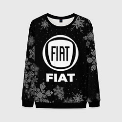 Свитшот мужской Снежный Fiat, цвет: 3D-черный