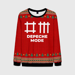 Свитшот мужской Depeche Mode new year, цвет: 3D-черный