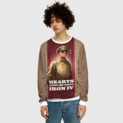 Свитшот мужской Hearts of Iron IV, цвет: 3D-белый — фото 2