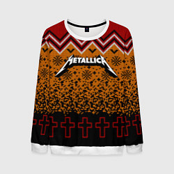 Мужской свитшот Metallica christmas ugly sweater