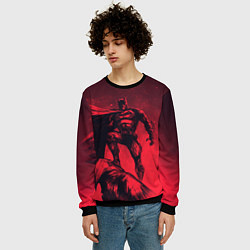 Свитшот мужской Batman - art, цвет: 3D-черный — фото 2