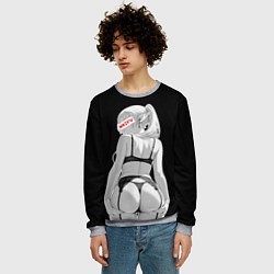Свитшот мужской Frieren sexy - Sousou no frieren, цвет: 3D-меланж — фото 2