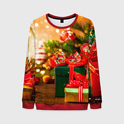 Мужской свитшот Новогодние подарки под ёлку