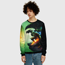 Свитшот мужской Inquisition Dragon Age, цвет: 3D-черный — фото 2