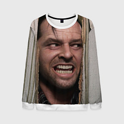 Свитшот мужской The shining - heres johnny, цвет: 3D-белый