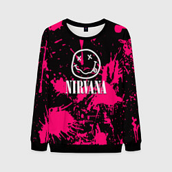 Мужской свитшот Nirvana pink color