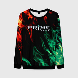 Свитшот мужской Prima world flame, цвет: 3D-черный