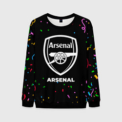 Свитшот мужской Arsenal конфети, цвет: 3D-черный