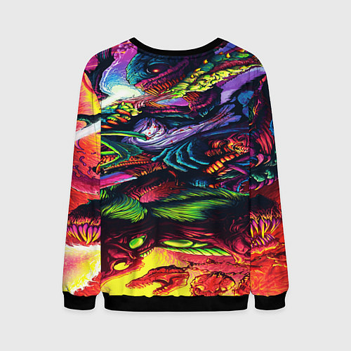 Мужской свитшот Tekken hyper monster steel / 3D-Черный – фото 2