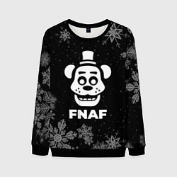 Свитшот мужской Снежный FNAF, цвет: 3D-черный
