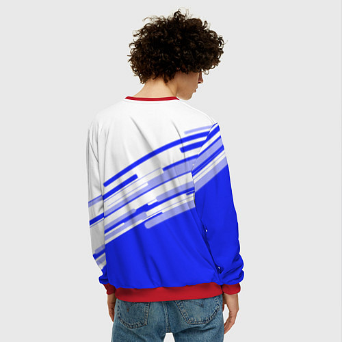 Мужской свитшот NBA geometry steel / 3D-Красный – фото 4