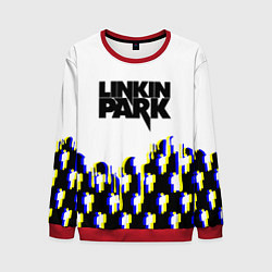 Свитшот мужской Linkin park human, цвет: 3D-красный