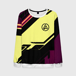 Свитшот мужской Linkin park geometry steel, цвет: 3D-белый