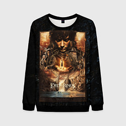 Свитшот мужской Lord of the rings - the fellowship of the ring, цвет: 3D-черный