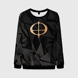 Свитшот мужской Ozzy Osbourne golden poly, цвет: 3D-черный