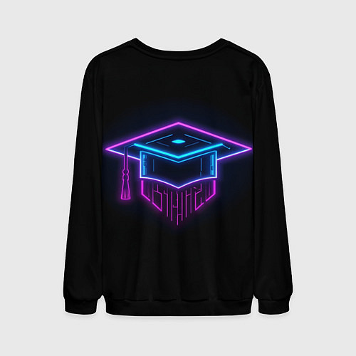 Мужской свитшот Неоновый магистр / 3D-Черный – фото 2