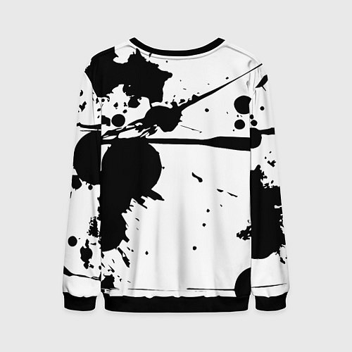 Мужской свитшот Art blots - vanguard / 3D-Черный – фото 2