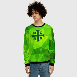 Свитшот мужской My Chemical Romance green poly, цвет: 3D-черный — фото 2