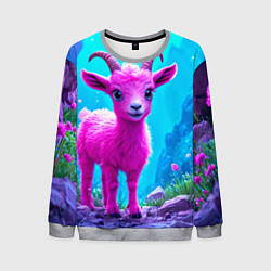 Мужской свитшот Розовый козлик