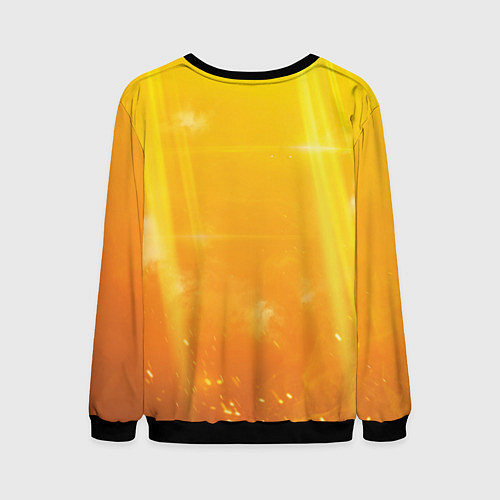 Мужской свитшот Скорпион - Mortal Kombat / 3D-Черный – фото 2